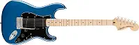 Guitarra elétrica Squier Affinity Series Stratocaster, com 2 anos de garantia, Lake Placid Blue, Maple Fingerboard
