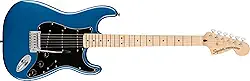 Guitarra elétrica Squier Affinity Series Stratocaster, com 2 anos de garantia, Lake Placid Blue, Maple Fingerboard