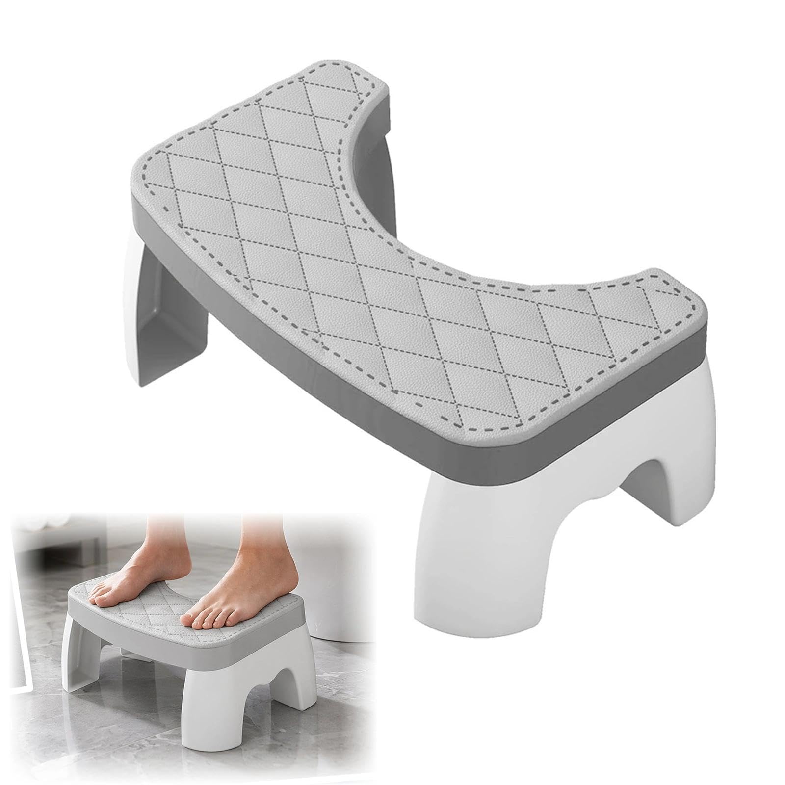 Chovize Toilet Stool For Adults, Toilet Foot Stool Adult, Heavy Duty Squatty Potty For Healthier Posture, Space-Saving Poop Stools of Family Use