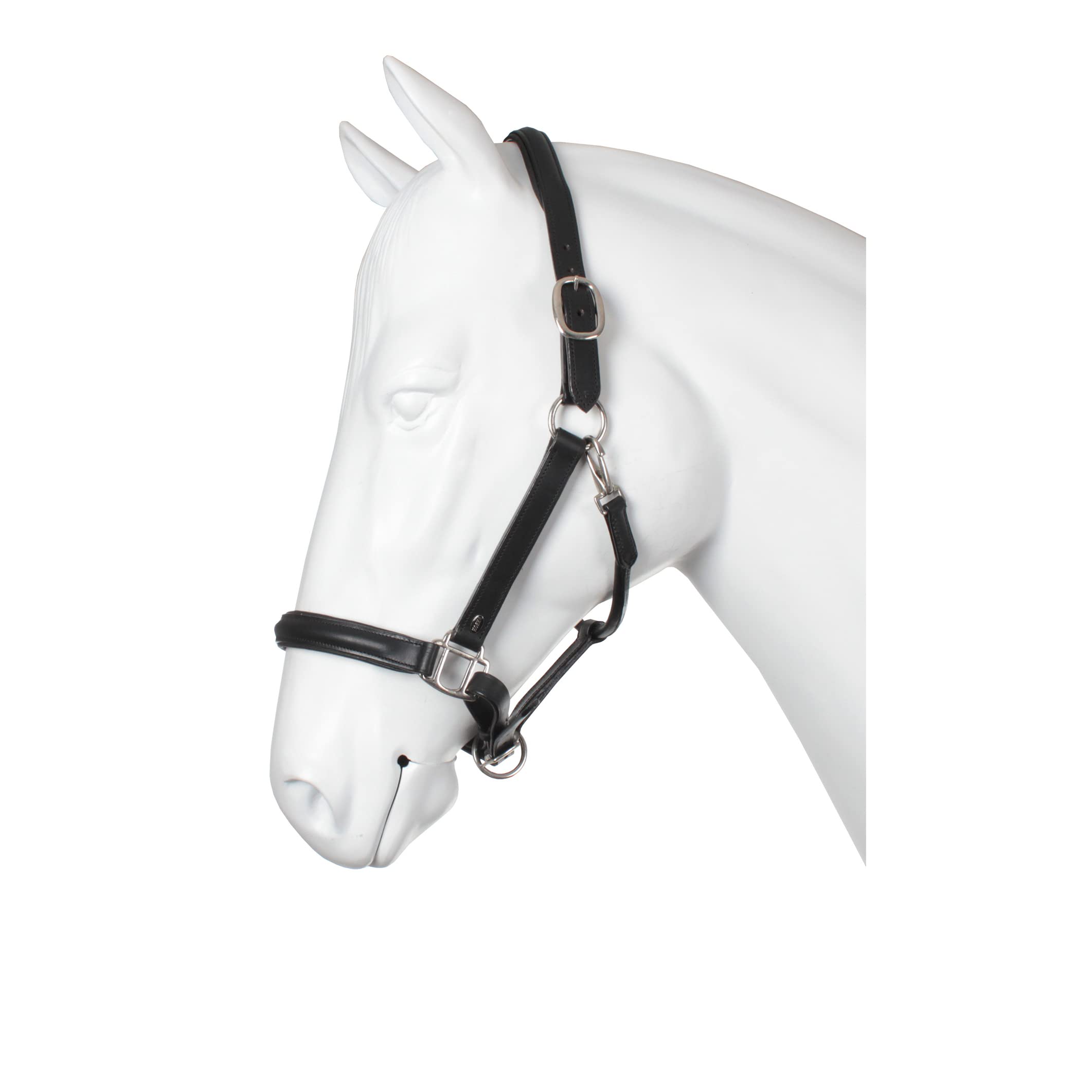Horka Capezzina da equitazione morbida imbottita in pelle per equitazione