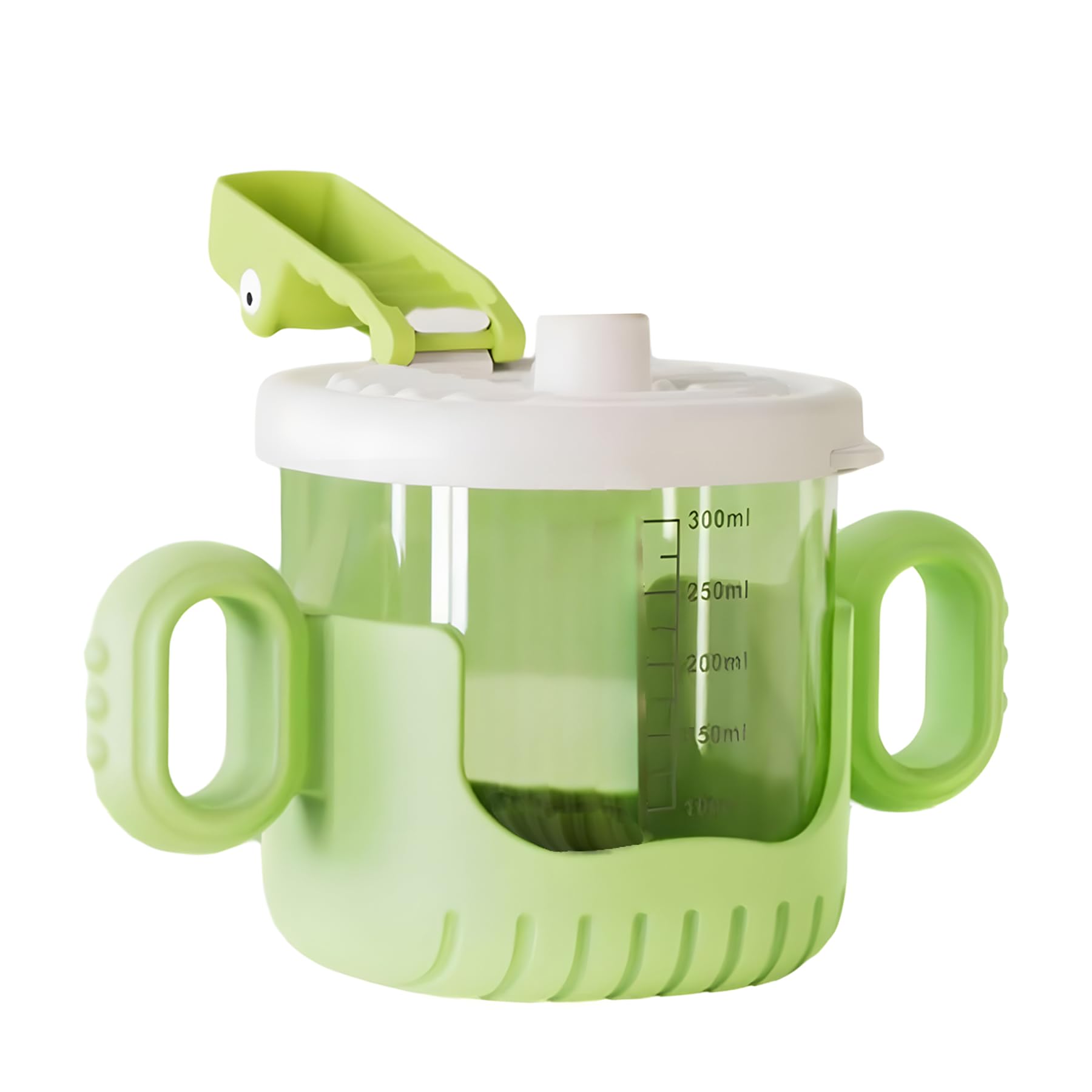 MINI SOUL Cute Design Training Cup for Babies, Anti-Spill Drinking Cups, BPA Free Food Grade Material Drinking Cup, Water Bottle with Handles, 300ml, (Pack of 1, Green) (B0D8Y4GPGD) Amazon Price History, Amazon Price Tracker