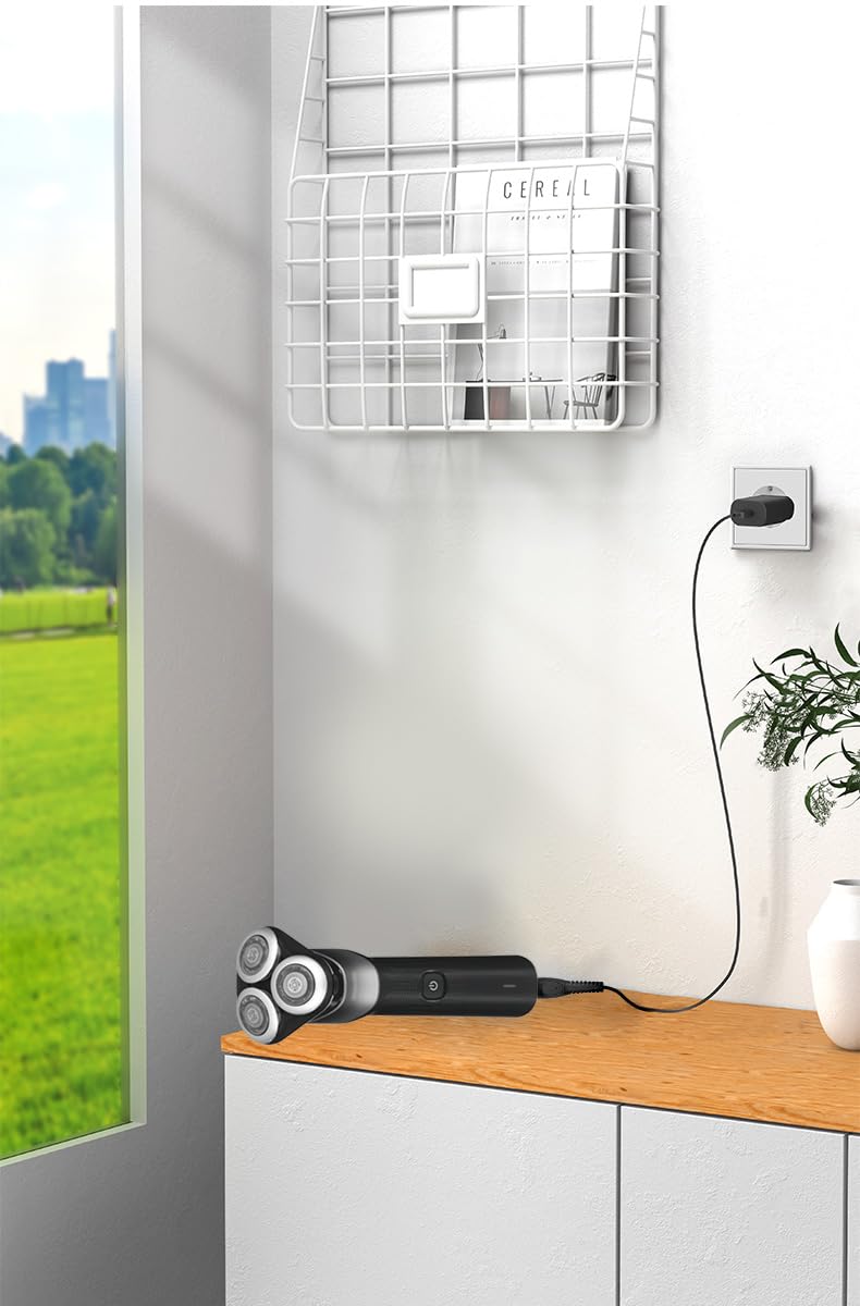 Caricabatterie compatibile con Philips Shaver Series 5000 1000 3000 rasoio S1134 S1141 S1142 S3143 S3144 S3145 X5004 X5006 S5880 S5884 S5885(sostituisce CP1785 8/01 / CP0909/01 HQ87)
