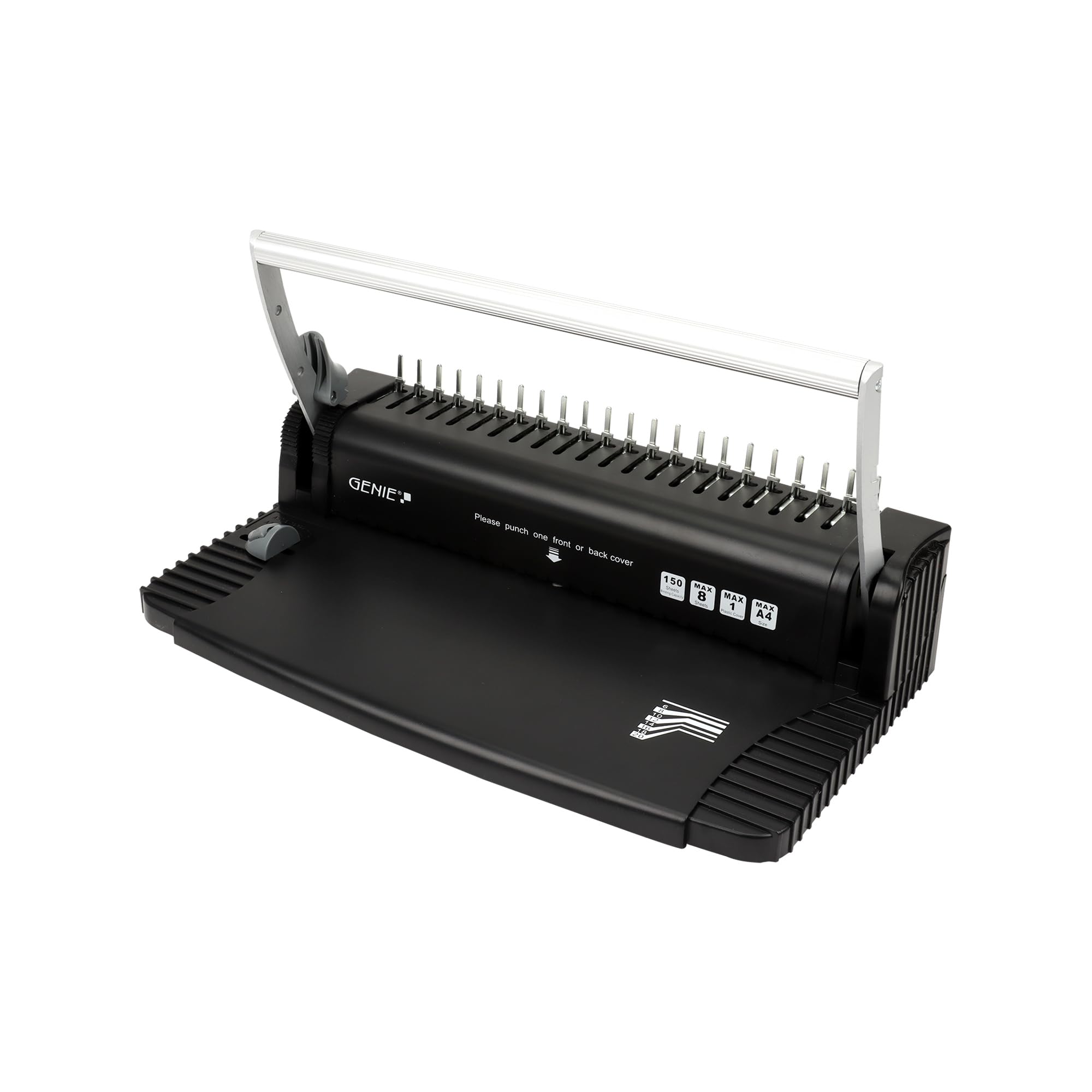 GENIE CB 820 Spiral Binding Device up to DIN A4 for Plastic Binding Combs