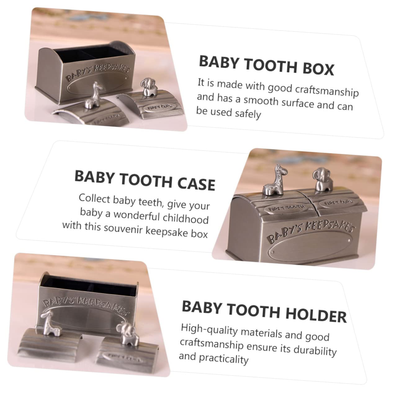 UPKOCH Caja De 2 Uds Caja De Almacenamiento Para De Bebé Contenedor De Juguetes Caja Para Primeros De Bebé Organizador De Recuerdos Para Bebé Soporte Para