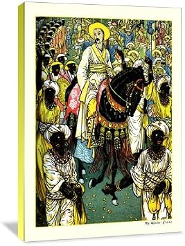 Aladdin - Aladdins Procession 13" x 20" Gallery Wrapped Canvas Wall Art