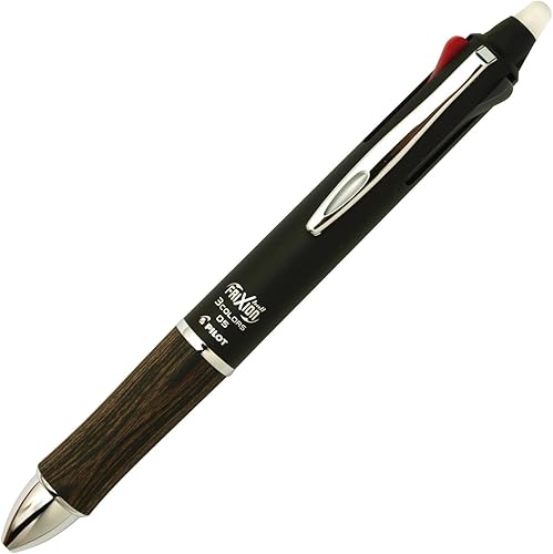 PILOT LKFB-2SEF-DBN Frixion - Bolígrafo borrable tricolor, madera, 0.5, marrón oscuro
