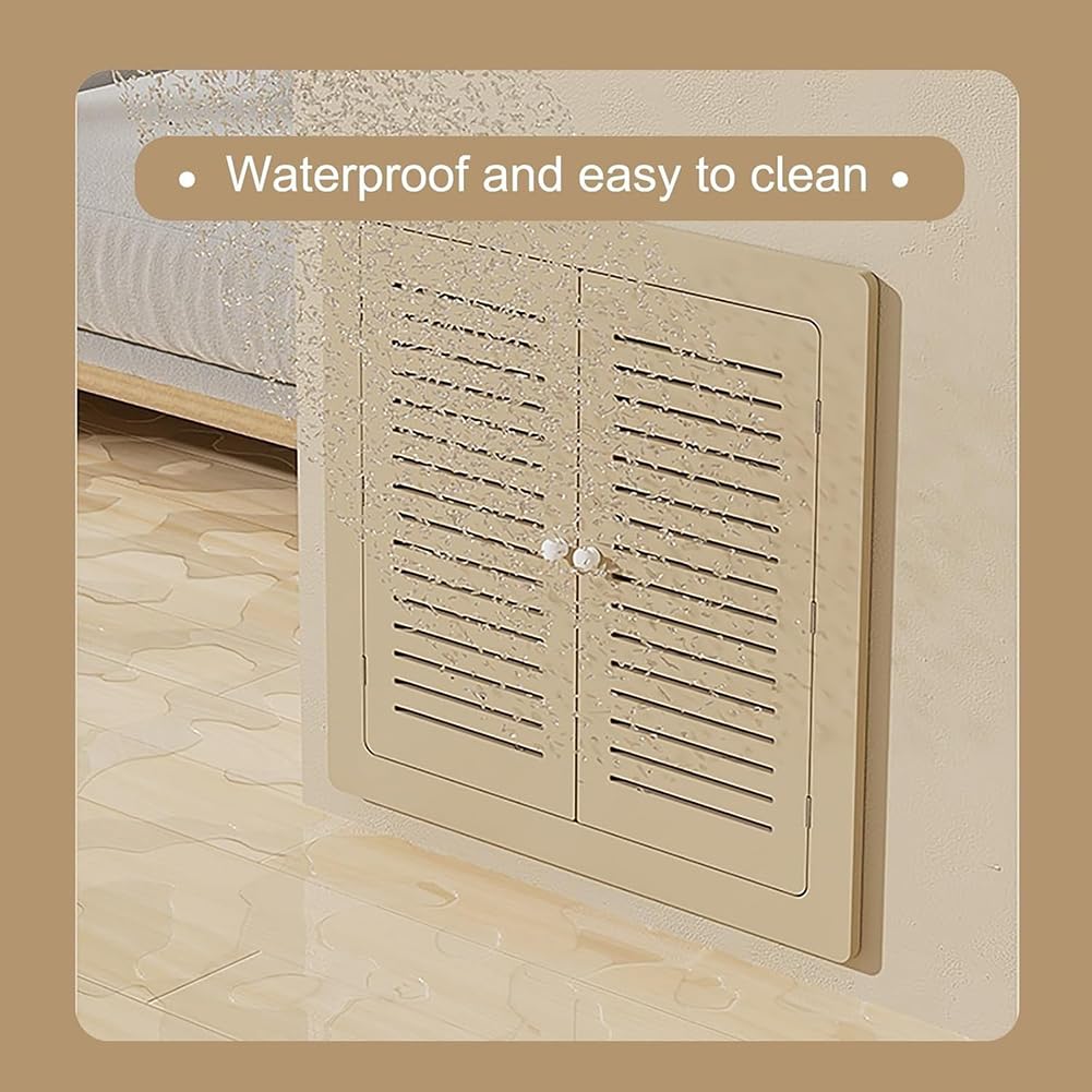 Panel De Acceso Ventilado para Paneles De Yeso, Puerta Decorativa Color Avena para Servicio Eléctrico Y De Plomería, Paneles De Acceso para Paneles De Yeso para Plomería,L70*h60cm