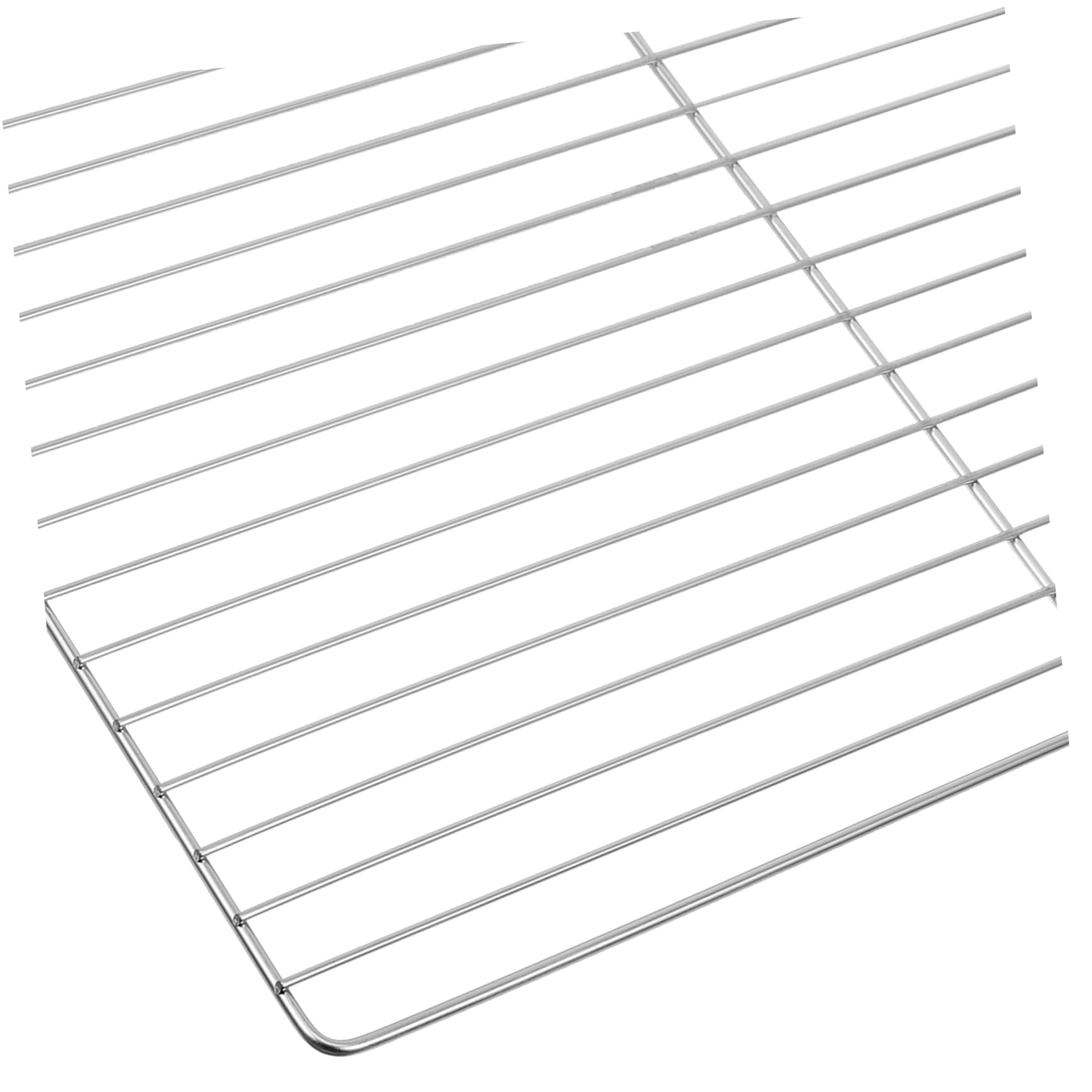 POPETPOP Griglia per Barbecue in Acciaio Inox 44,5x29,5 Cm per Campeggio e Feste All'aperto, Griglia di Cottura Resistente al Calore Pulizia Facilitata