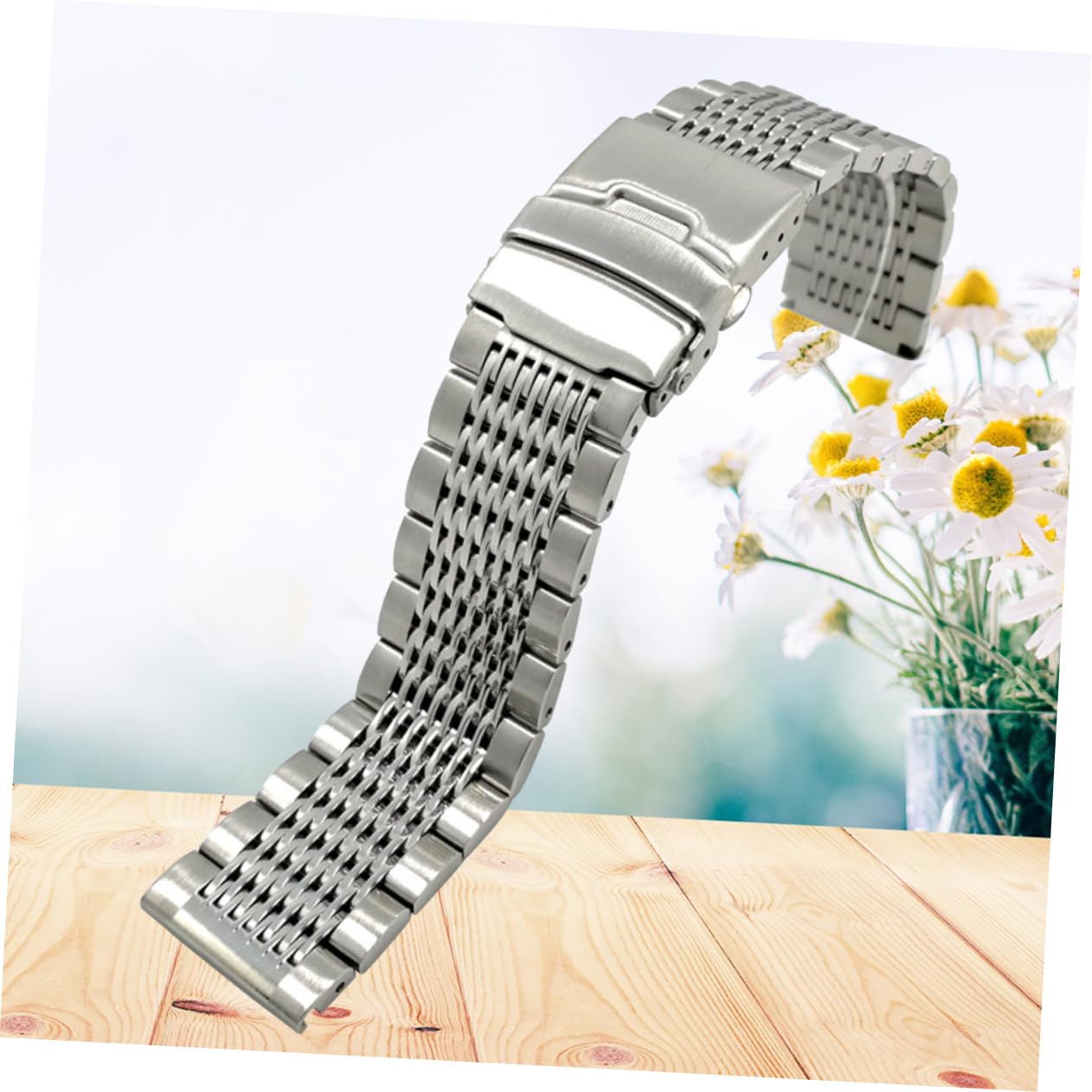 Bracelet de Montre Acier Inoxydable 20 Mm Design Ergonomique et Durabilité Exceptionnelle