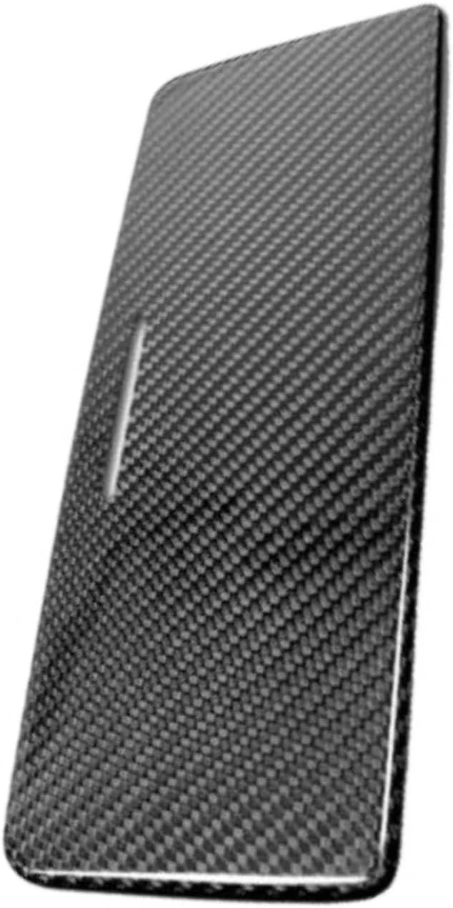 Carbon Fiber Center Style Console Panel Cover Trim Compatible with Maserati Ghibli 2013-2016 Black Gear Shift Car Replacement Parts