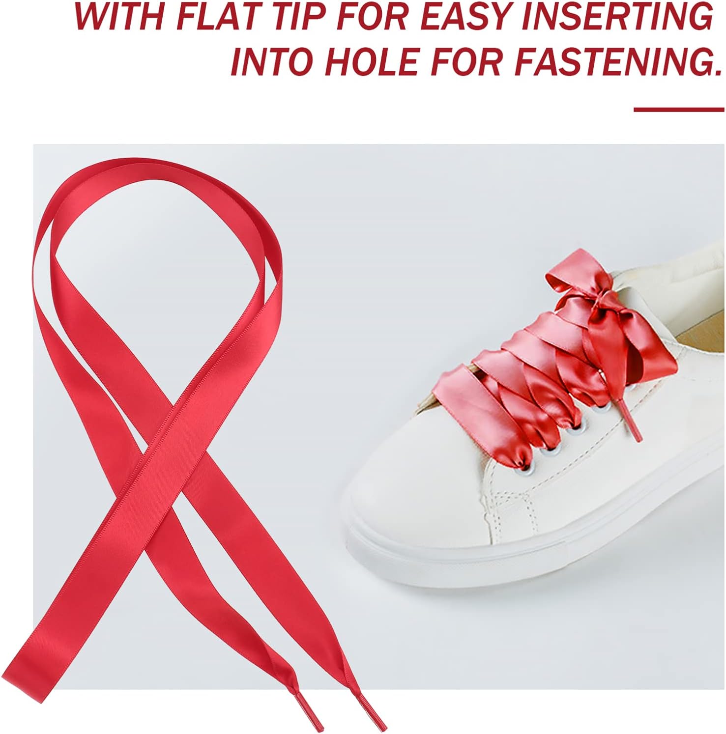 Happyyami 6 Pairs Flat Shoelaces Creative Shoe Ties Satin Shoe Straps : Clothing, Shoes & Jewelry