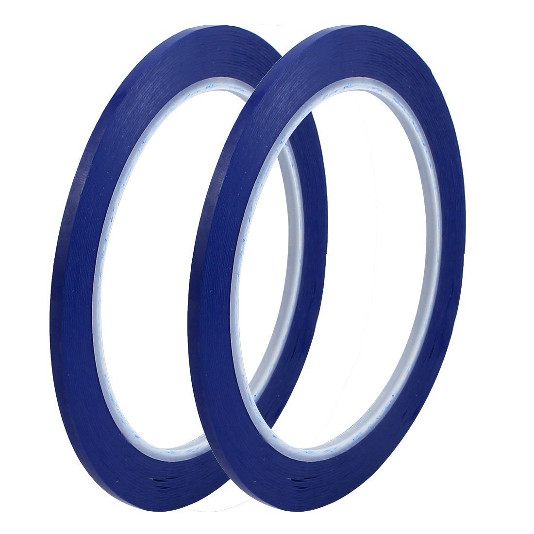 Aexit 2pcs 3mm Labels & Labeling Equipment x 66M Safety Caution Reflective Warning Sticker Adhesive Industrial Labeling Tape Tape Blue