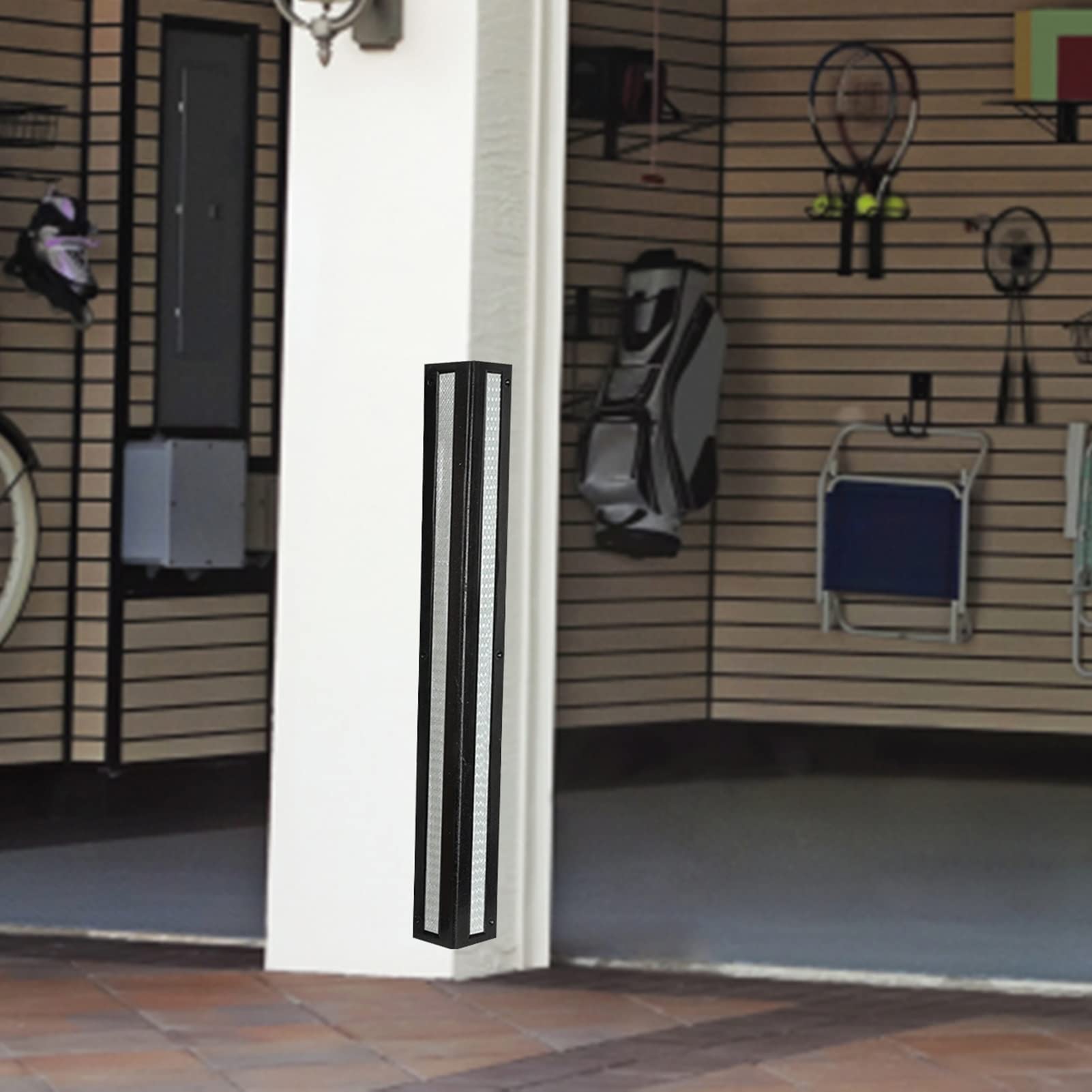 Protectores de Esquina de Pared, Protectores de Esquina de Pared en Forma de L para garajes de estacionamiento - Protectores de Columna de Goma de 1 cm de Grosor, Borde de Seguridad reflecta