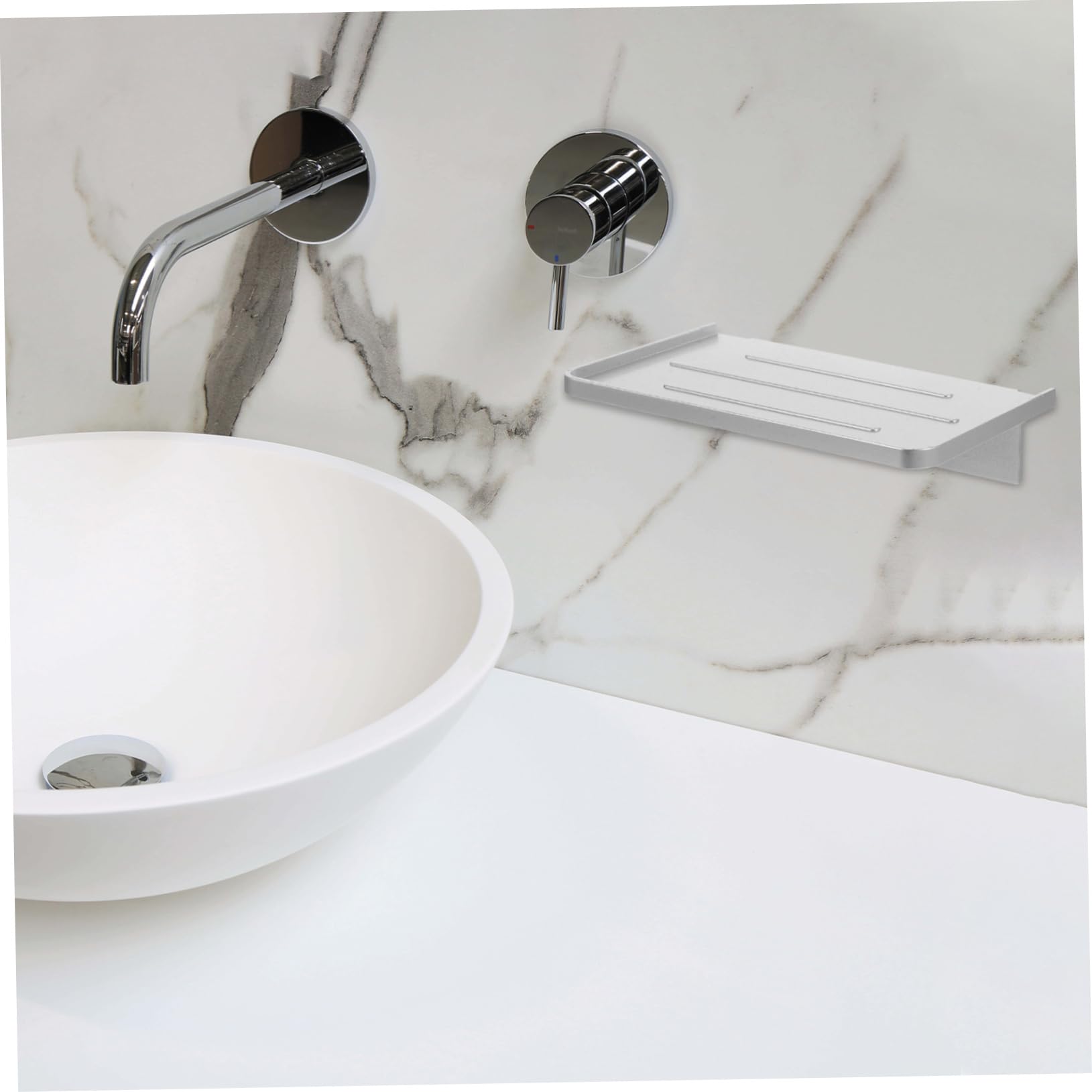 UKCOCO 5pezzi Porta Smartphone Da Bagno Murale Senza Foratura Mensola Per Telefono Da Appoggiare Bagno Organizzatore Salvaspazio Per Accessori