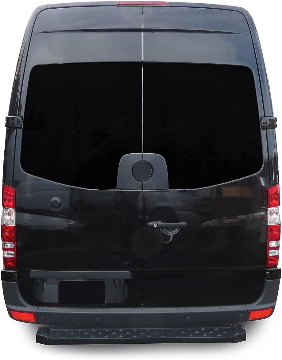 Black Horse Spartan Rear Step Board Black Compatible with 07-09 Sprinter 2500/3500|07-16 Freightliner Sprinter 2500/3500|19-26 Benz Sprinter 1500|10-26 Benz Sprinter 2500/3500/4500-8DOSPA