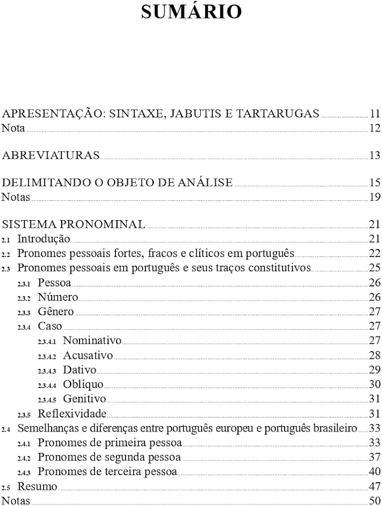 Português Brasileiro e Português Europeu: sintaxe comparada