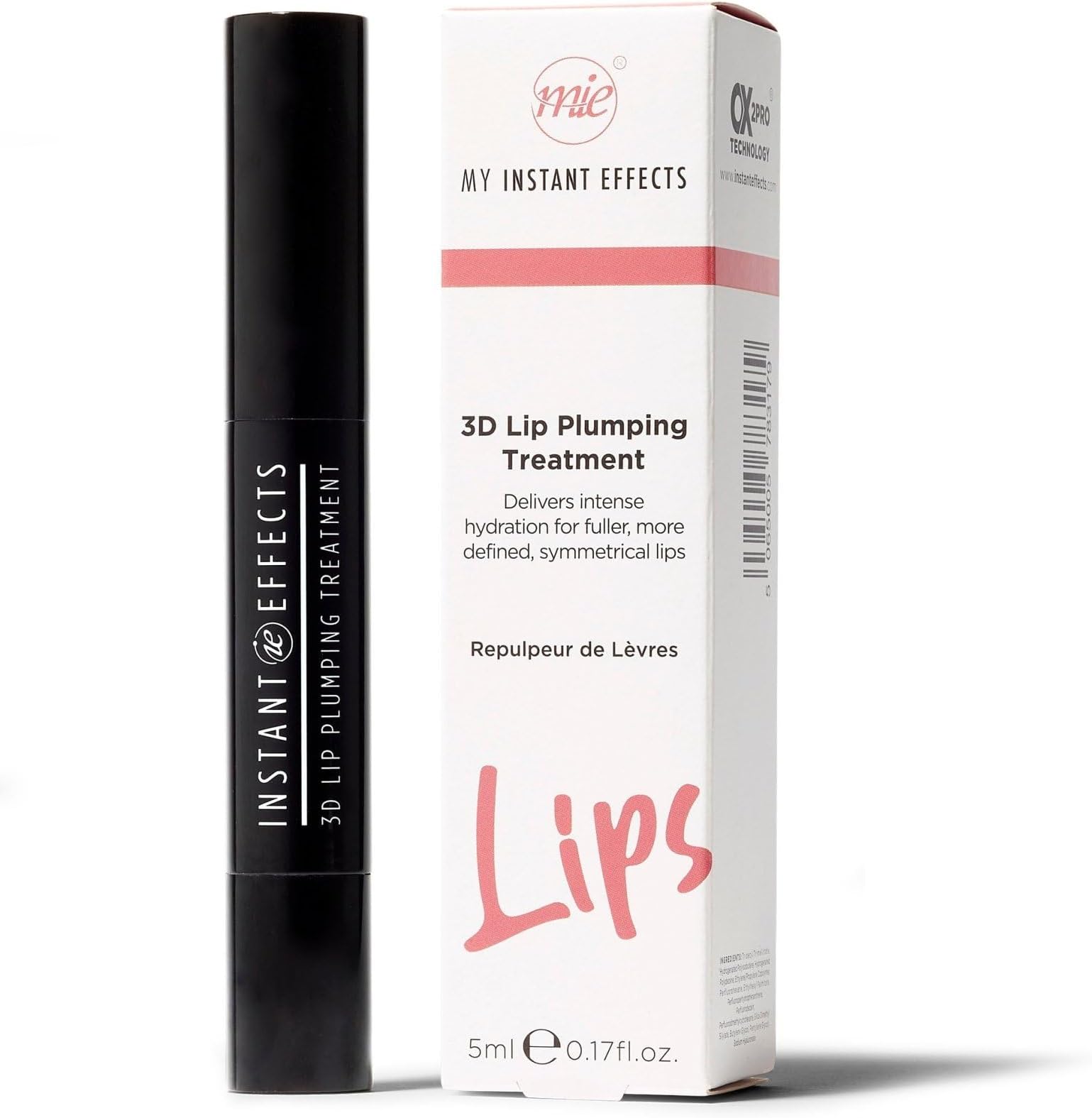 3D Lip Plumping Treatment - Clear Lip Enhancer - Plumper Lips In Seconds - Hydrating Formula Boosts Volume Without Irritation - Lasting Effects On Natural Color And Shape - 0.17 Oz