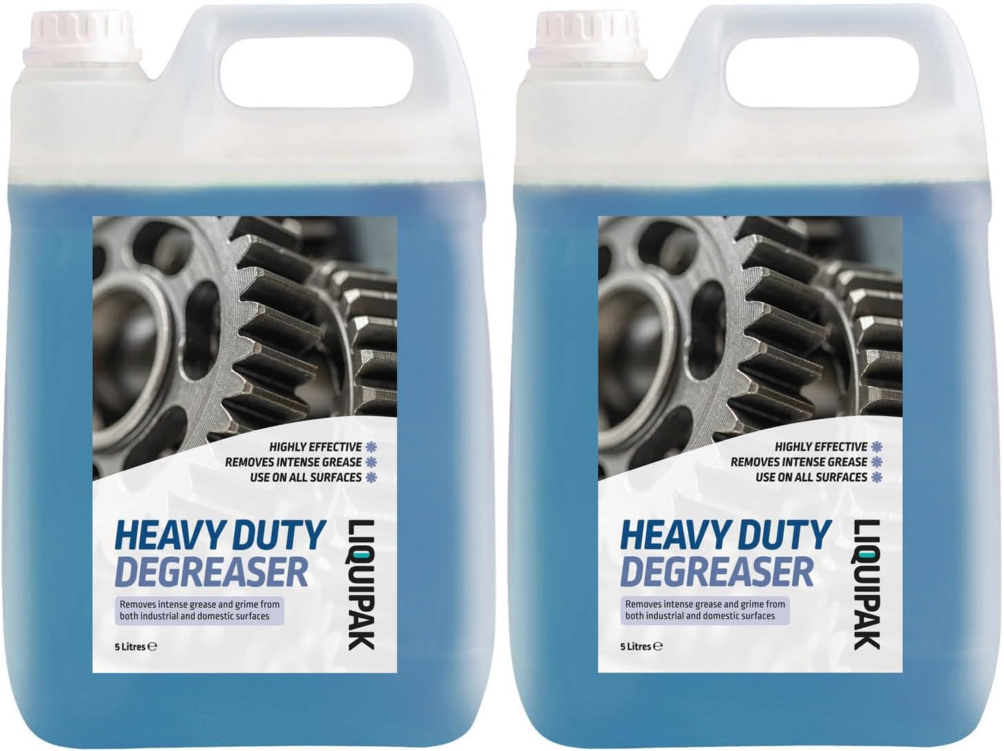 Heavy Duty Degreaser & Cleaner 2x5L โ Professional multisurface degreaser removes grease & grime, suitable for floors, walls, machinery, tools & industrial equipment.