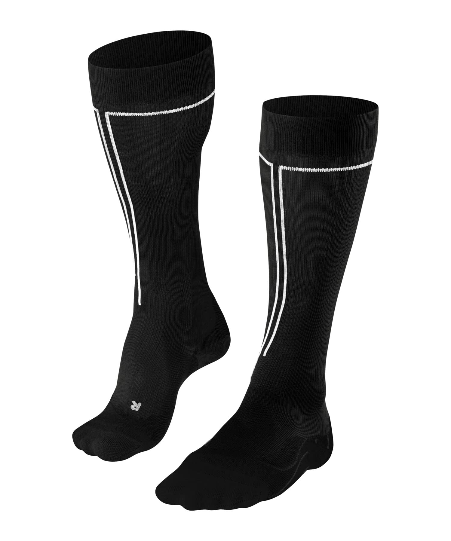 On Performance Mid Heren Hardloopsokken - Black & Shadow