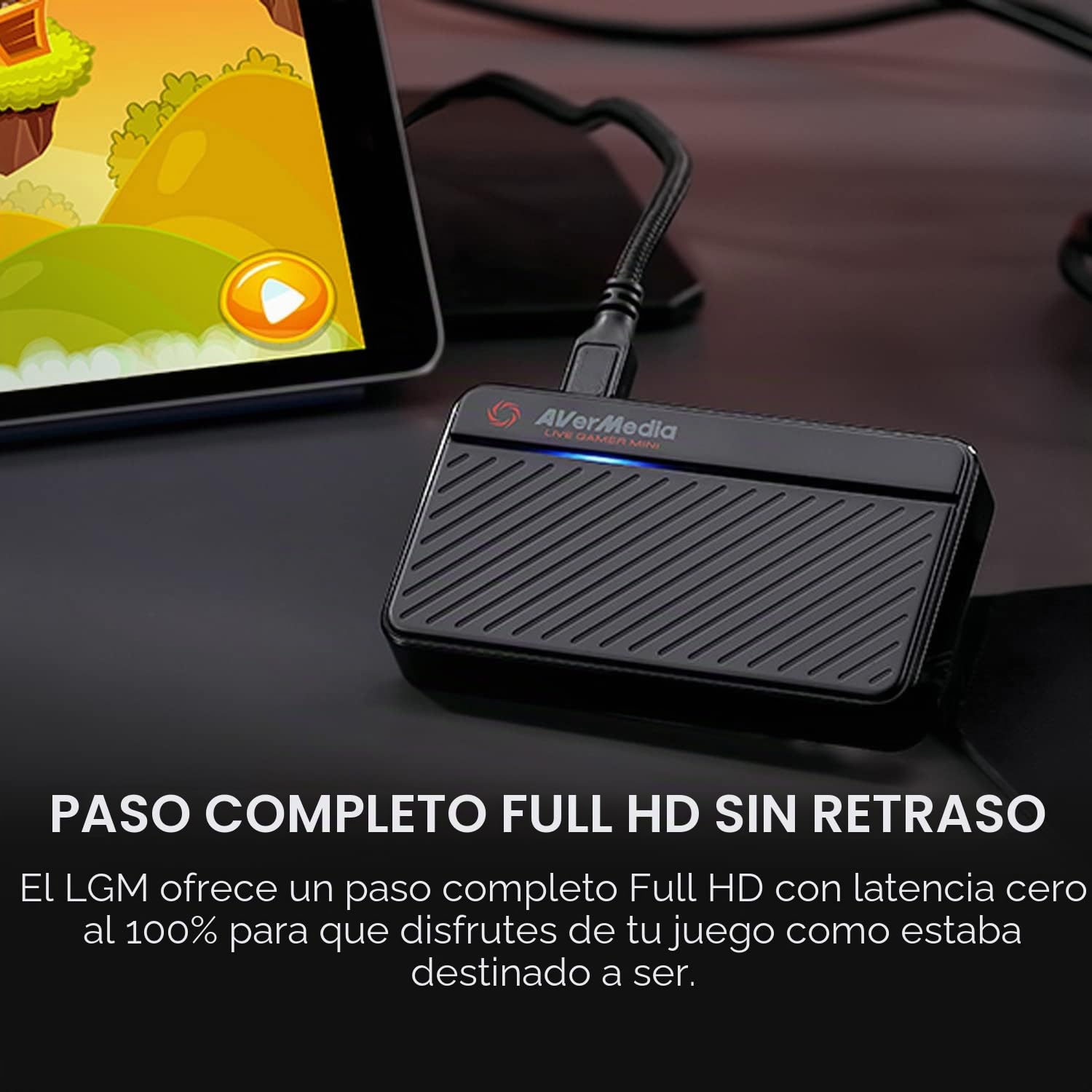 AVerMedia GC311 Live Gamer Mini - Capturadora USB 1080p60, paso Full HD, Plug & Play, streaming Switch, PS4, Xbox, OBS, YouTube, Mac, Win11
