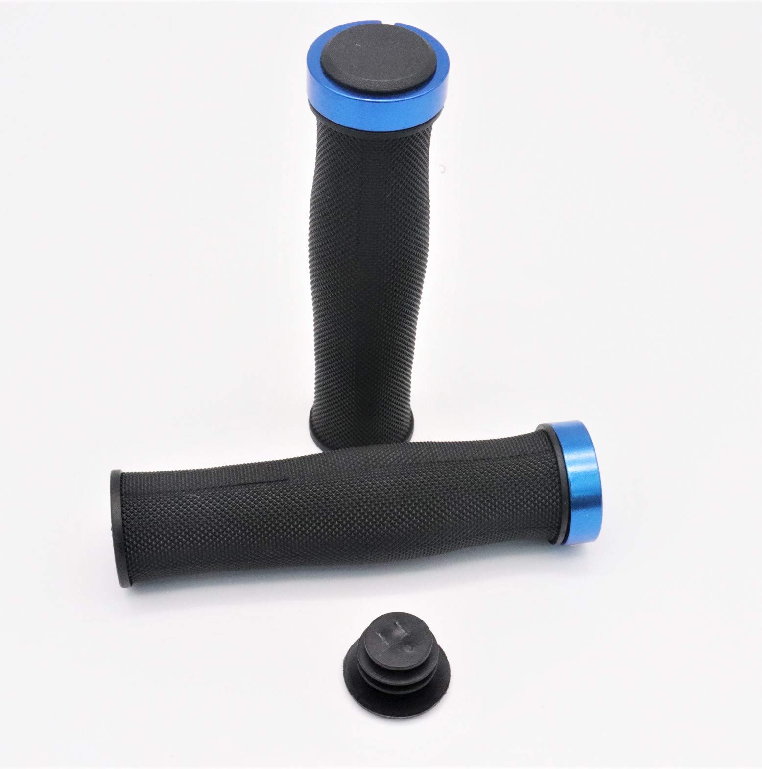 CarbonEnmyBicycle Handlebar Grips Handlebar Grips Non-Slip Rubber Vase Shape Single Sided Lock Black