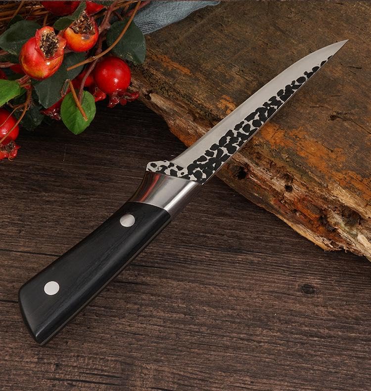 Image of Machado Serbian Chef Knife - High Carbon Clad Steel Usuba Butcher Cleaver, Full Tang Kitchen Chef Knives - Ideal Fathers & Mothers Day Gifts