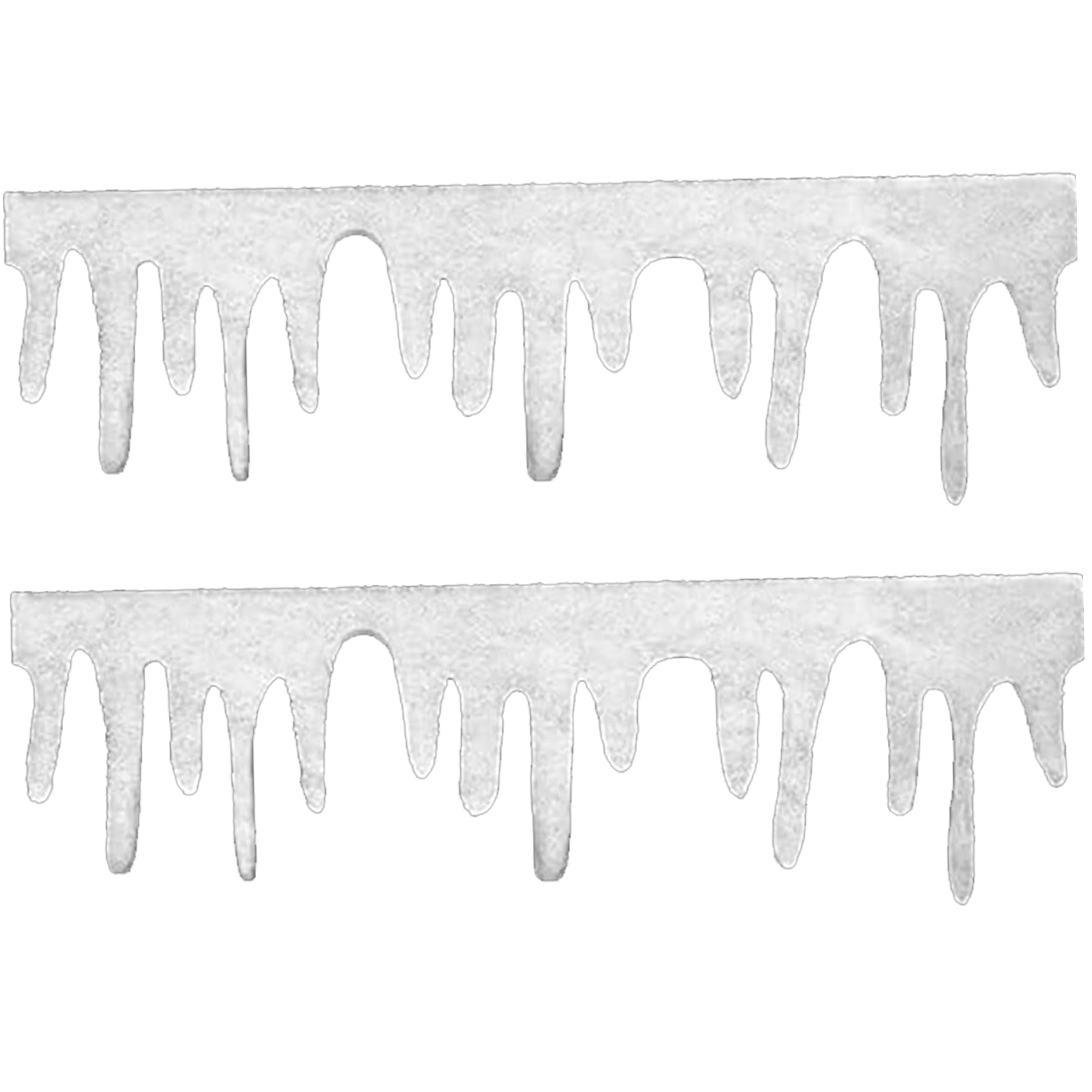AZIDWERYQ 2Pcs Snow Blanket 47x14 Inch Christmas DIY Artificial Snow Easy to Cut Winter Wonderland Decorations for Window Fireplace Mantle Table Fence Village Display Blanket for Christmas Village