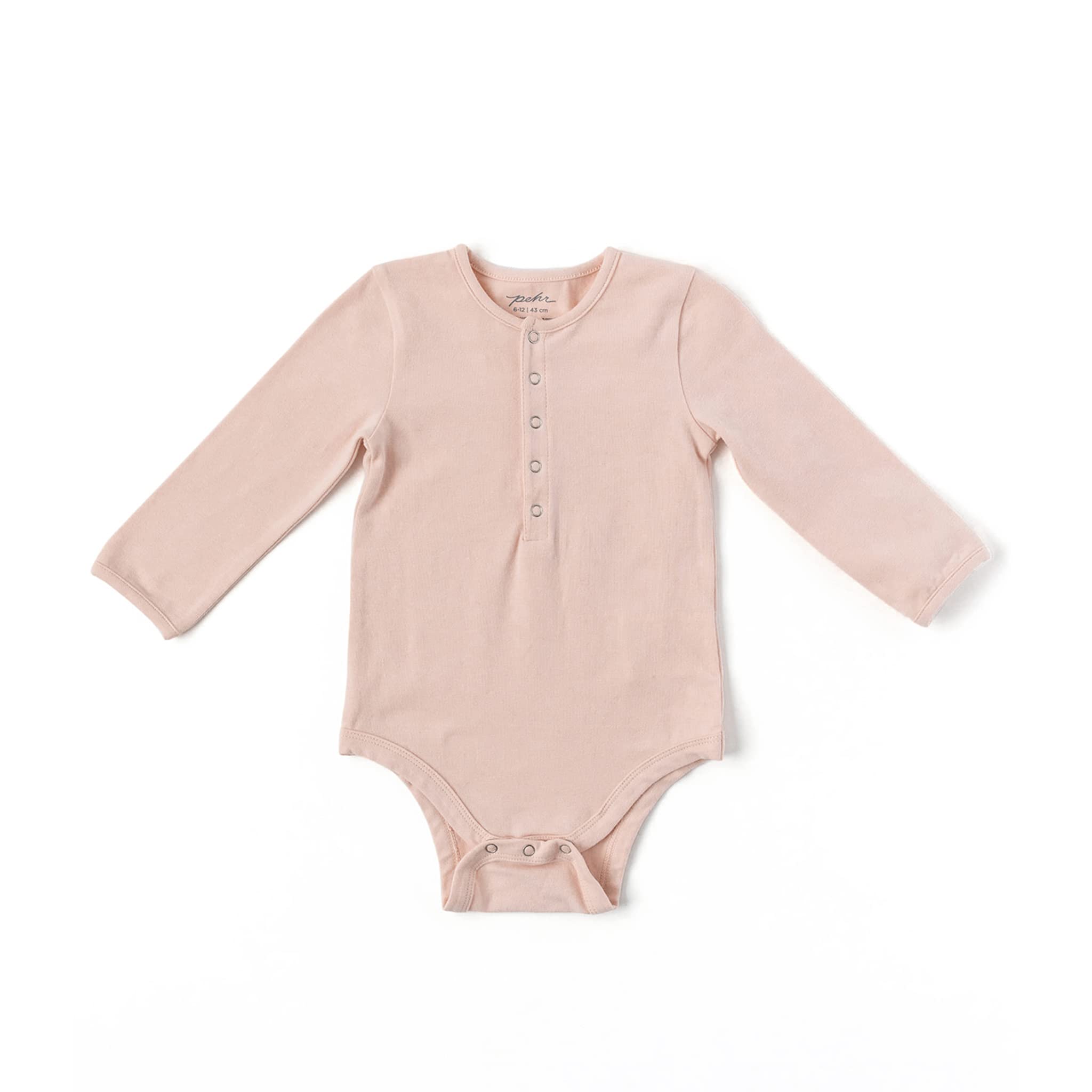 PEHR Essentials One-Piece Essentials - Powder Pink / 0-3 mos.
