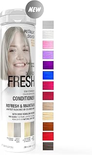 Metallic Silver Color Depositing Conditioner - Semi Permanent Hair Color with BondHeal Bond Rebuilder - Silver Hair Dye - Deep Conditioner Hair Mask 6.4 oz