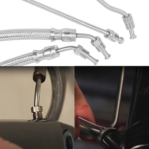 Miniatura 2 de Kit de manguera hidráulica de cilindro de ariete de ajuste eléctrico compatible con Mercruiser Alpha I 16-316 Gen II Bravo 1 2 3,9B-106 y 9B-116