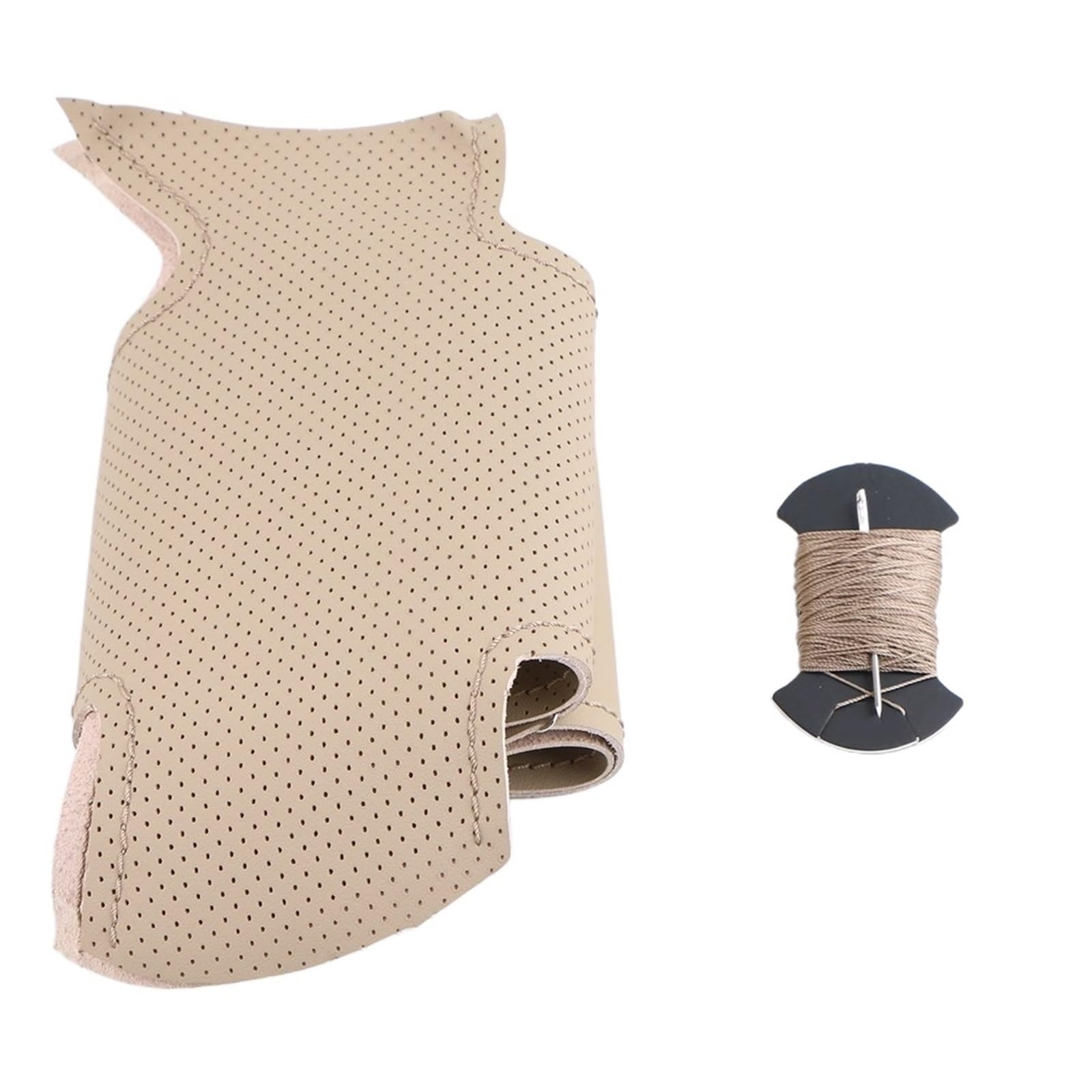 Per R&enault per Clio 2 per Twingo 2 per Dacia per Sandero in Pelle Treccia per Volante Personalizzato Fai da Te Copertura del Volante dell'automobile Accessori per Auto (Color : Beige)