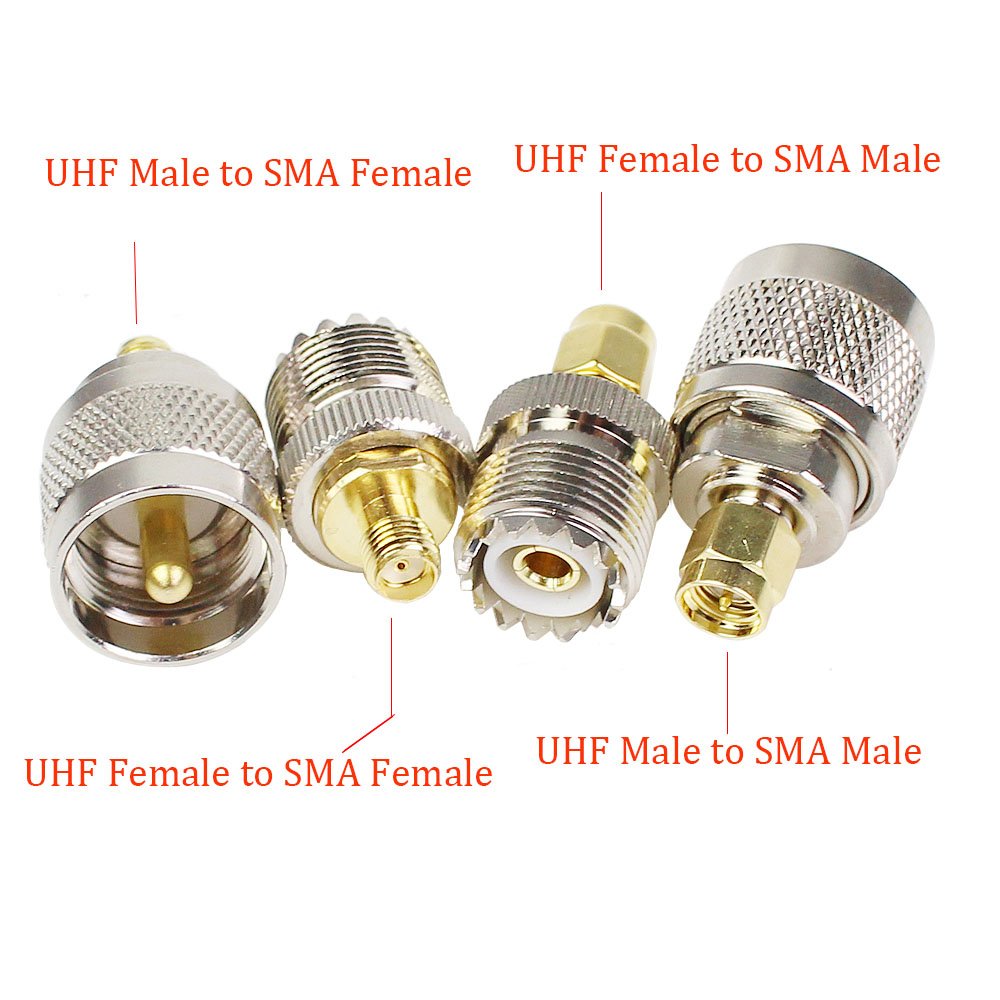 Adaptador UHF SMA PL Hembra Adaptador SMA Macho A PL UHF Hembra SO239 - Para Radioaficionados, SDR, QO100, Meshtastic Conector Para SDR Meshtastic - Foto 13