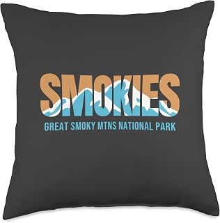 Cool Great Smoky Mountains National Park Smokies Tennessee Throw Pillow