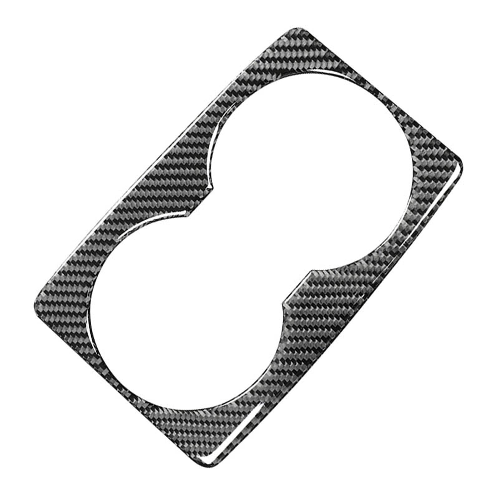 Interior Decoration Car Central Control Water Cup Panel Cover Decorative Sticker Carbon Fiber Interior Accessories for Mazda 3 Axela 2014-2019