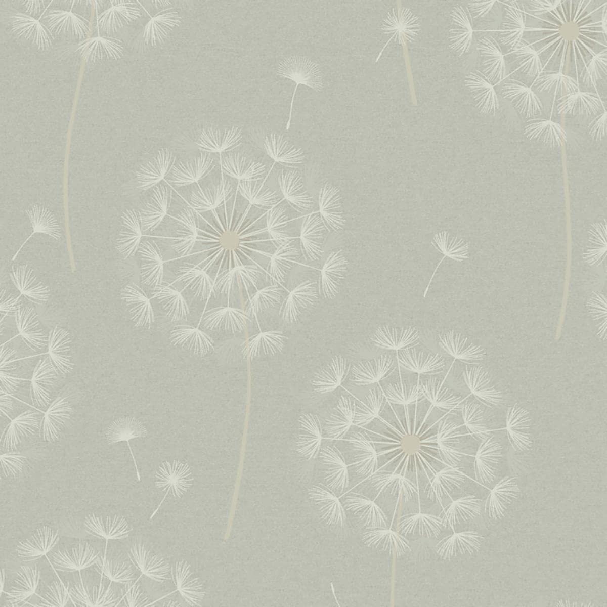 Yöl Green Opus Allora Dandelion Sage Embossed Floral Textured Vinyl Wallpaper