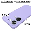 Pikkme OnePlus Nord 3 5G Back Cover Soft Matte Liquid Silicone TPU | Camera Protection | Shockproof Slim Back Case for OnePlus Nord 3 5G (Purple) gallery image