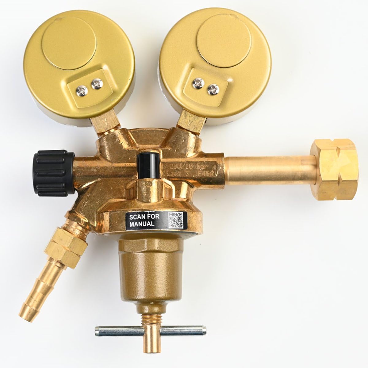 Druckminderer Wasserstoff 10 bar, Made in Germany