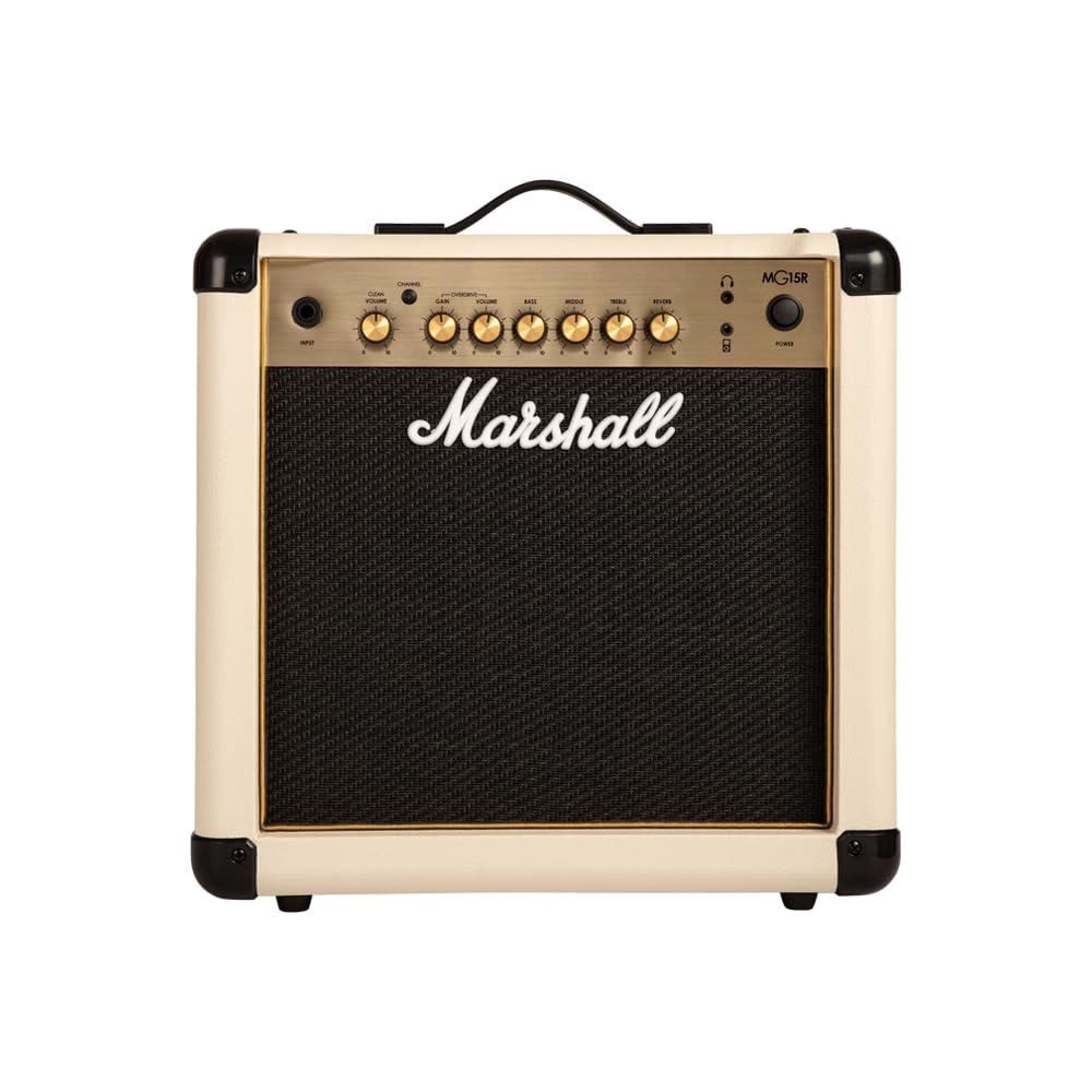 Marshall MG15GRC 15-Watt Guitar Combo Amplifier Latest Version with Reverb and 2 Channels - Cream - Image 2 thumbnail