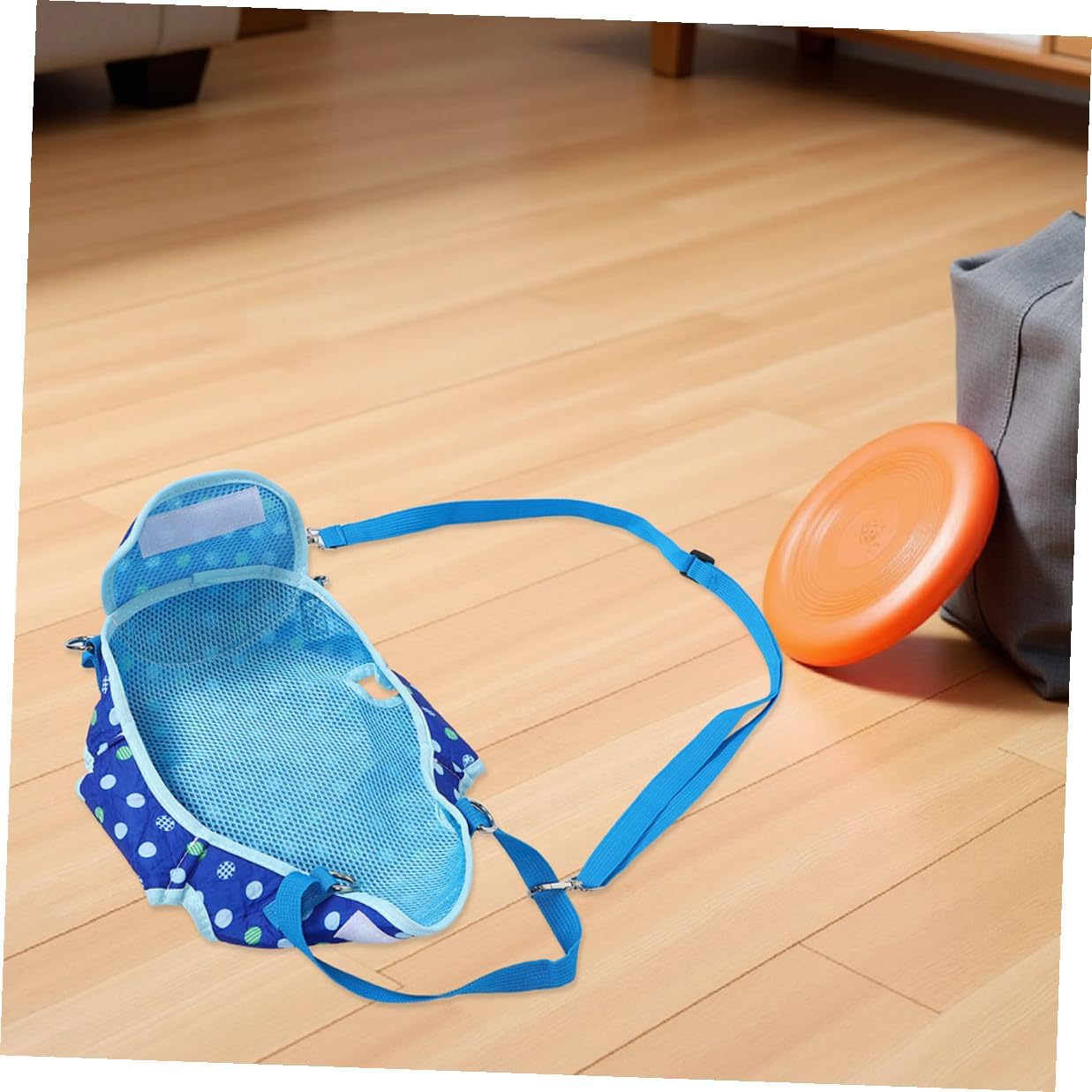ibasenice 2pcs Pet Sling Carrier Bag for Small Dogs and Cats, Breathable Shoulder Dog Travel Carrier with Adjustable Strap, Lightweight Portable Outing Tote for Pets to 5lbs