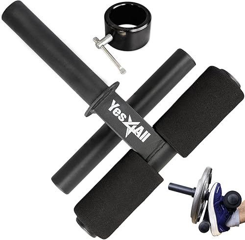 Yes4All Tib Bar, Tibia Dorsi Calf Machine, Professional Tibialis with Long Bar for More Plates Trainer for Strength Training CalvesShinsAnkles and