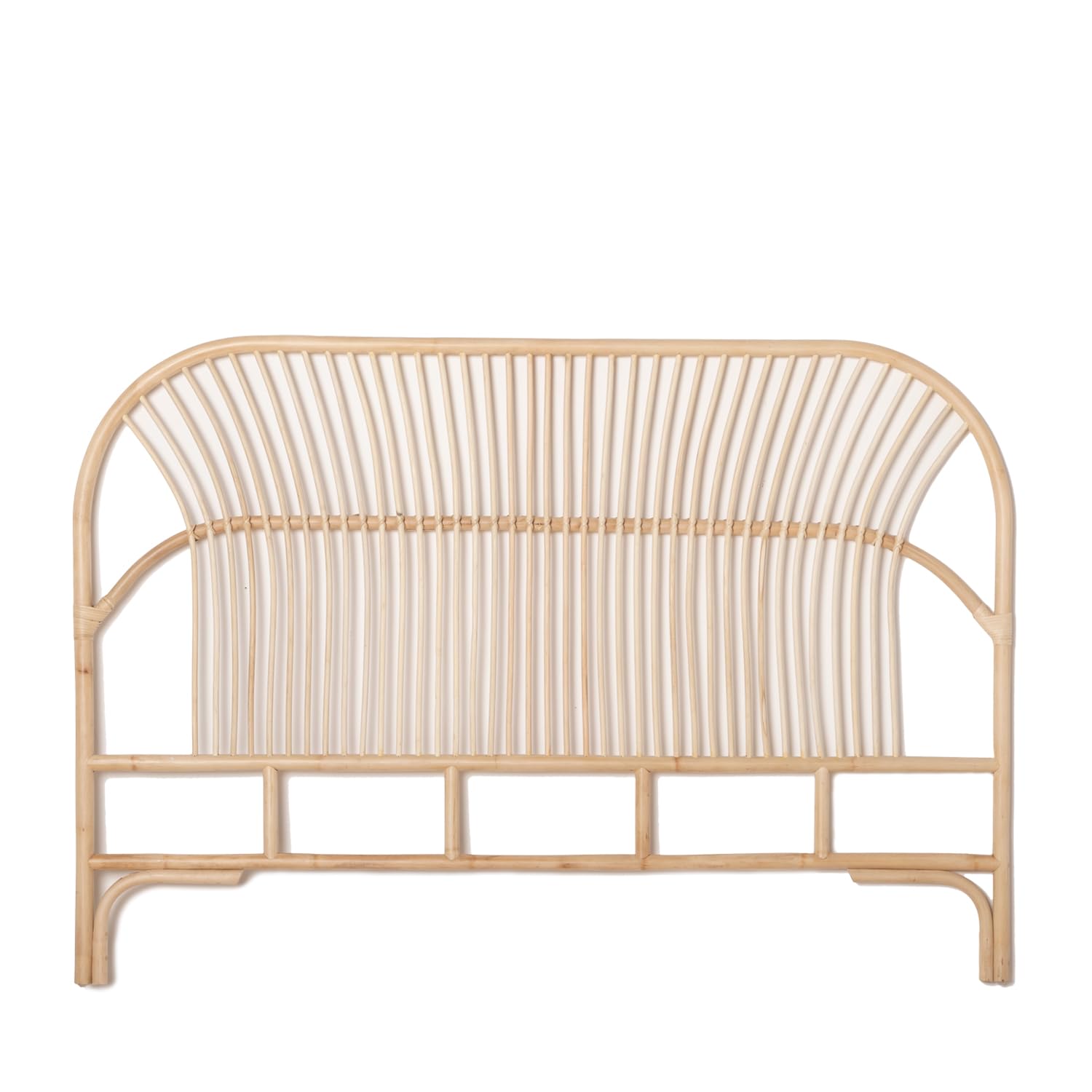 Tête De Lit En Rotin Naturel Doe - Pour Lits 135, 150, 160 Cm, Fixation Murale Requise - 8