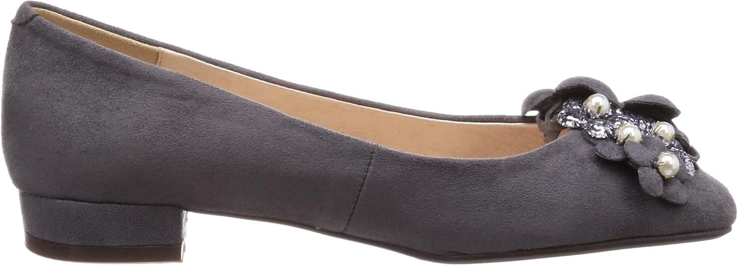 Amazon | [マリーファム] パンプス ローヒール グレー 22.5 cm | Marie