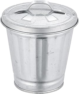 Mini Trash Can Desktop Flower Pot Desktop Garbage Bin Mini Waste Container Waste Paper Basket Garbage Recycling Container Storage Bin Trash Can