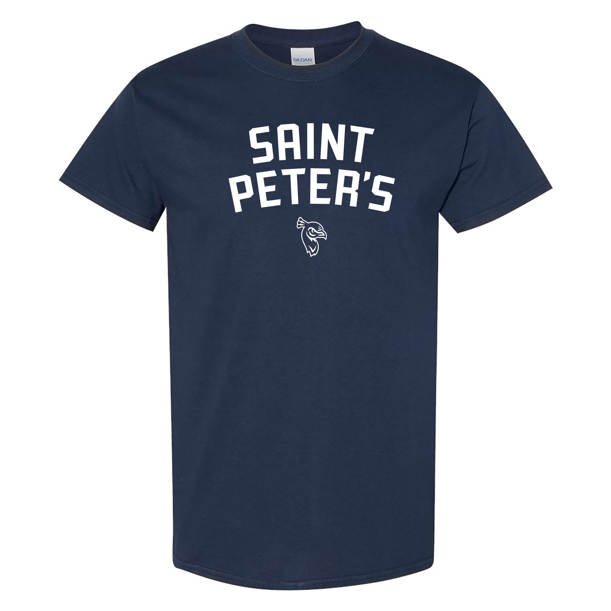 NCAA Arch Logo - NCAA Sports Team Color T Shirt, St Peter's Peacocks Navy, XXL โ image 1