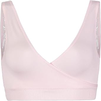 BRABAR | Hug Sports Bra with Lace | Soft Lace-Back Bralette for Tweens & Teens | Seamless, Wire-Free, Double-Layer Support