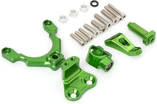 Miniatura 2 de NBVLKH Amortiguador de dirección ajustable para motocicleta, control de seguridad con kit de soporte de montaje para Kawasaki Z900 2017 2018 2019