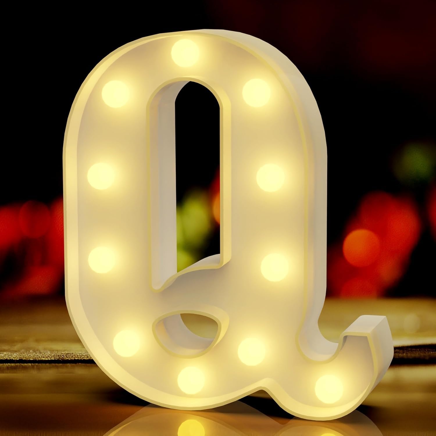LED Marquee Letter Lights, Light Up Letters Glitter Alphabet Letter Sign Battery Powered for Night Light Birthday Party Wedding Girls Gifts Home Bar Christmas Decoration