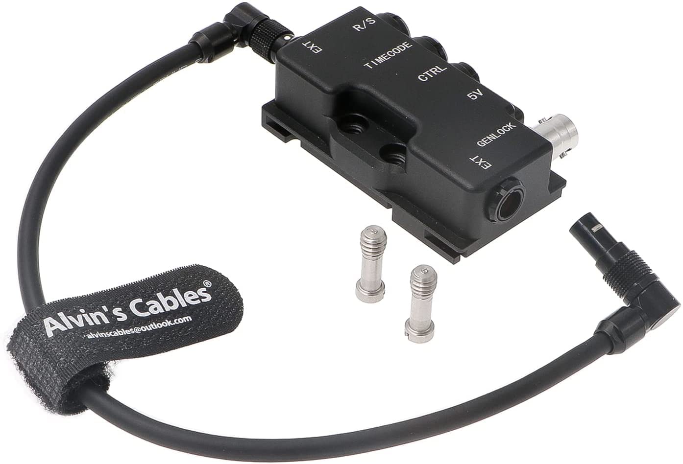 Red Approved Alvin's Cables Caja de Conexiones de para Red-Komodo| Cámara V-Raptor EXT 9-Pin a Run-Stop | Timecode | Ctrl | 5V USB | Genlock-BNC B-Box