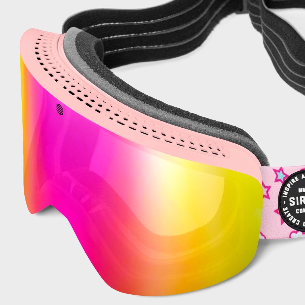 SIROKO Lunettes de soleil de ski et de neige GX garçon et fille avec protection UV400 anti-buée et anti-rayures