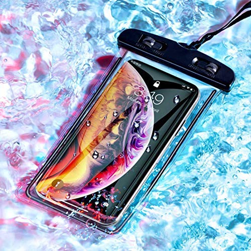 King Shine Waterproof Underwater Pouch Cover for Mobile Phone, Waterproof Mobile rain Cover for iPhone & Android (B08T621GV6) Amazon Price History, Amazon Price Tracker